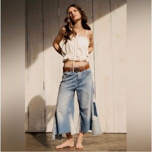 We The Free Light Blue Flare Jeans